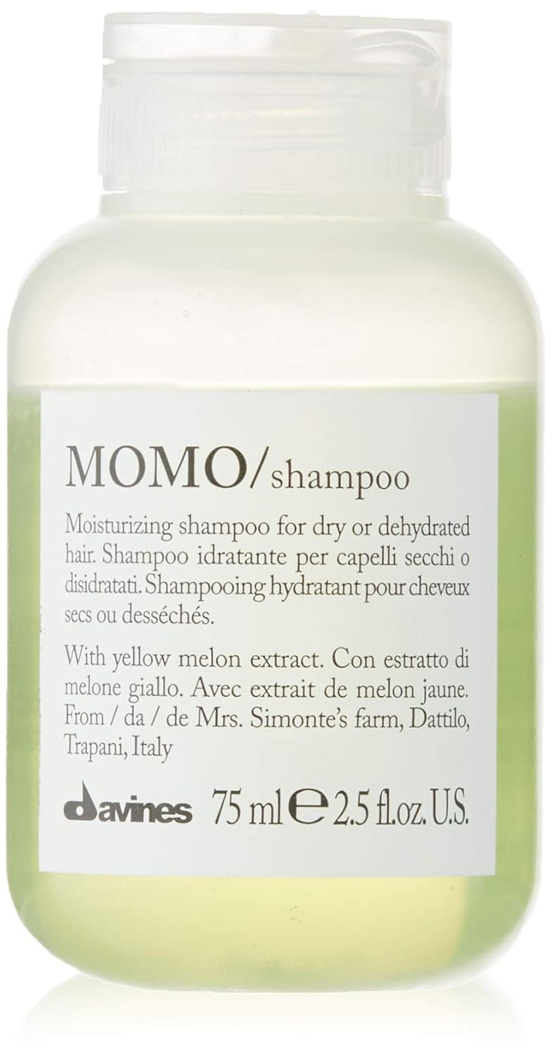 Davines MOMO Champú y acondicionador hidratante para cabello seco y deshidratado, añade suavidad y brillo, fórmula desenredante
