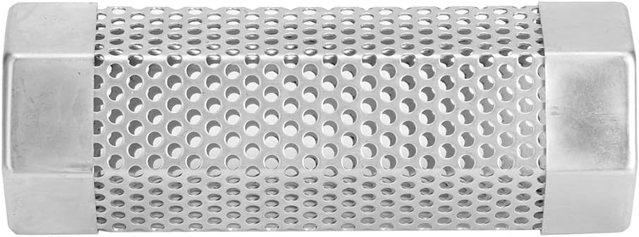 GOTOTOP Tubo de ahumador de pellets, 2 piezas, tubo de ahumador para parrilla, tubo de malla, tubo de humo, tubo de pellets de acero inoxidable de 6