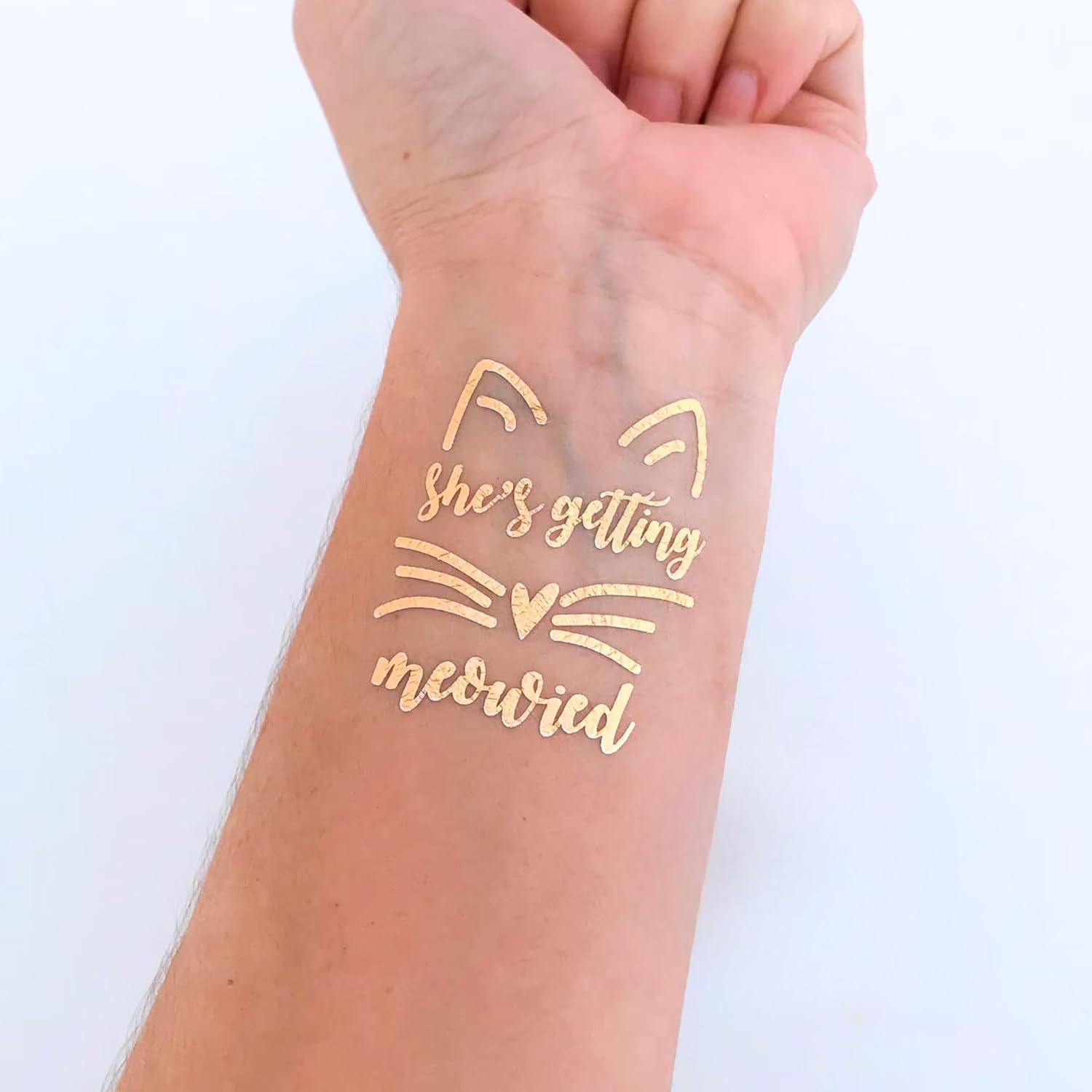 Ella se está meowied, Cat Bride, Cat Bachelorette favores de fiesta temática, Gatito despedida de soltera, Bach amante de los gatos, tatuajes de