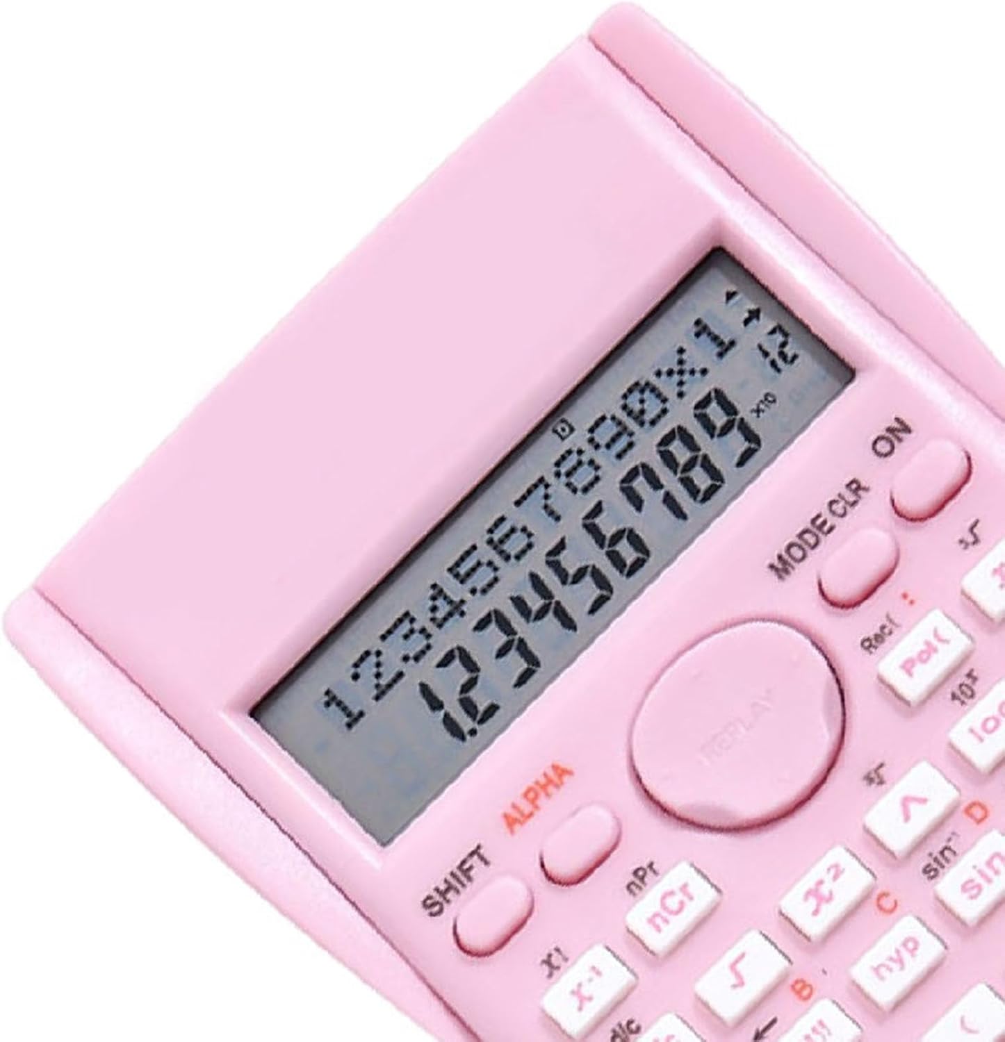 Calculadoras científicas, calculadora rosa multifuncional de 12 dígitos para estudiantes, profesores, profesionales de negocios, suministros