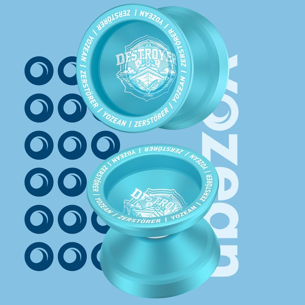 Yozean – Yoyo, yoyo profesional sin respuesta con cuerda, eje de acero Yo Yo y cuerpo de aluminio de aleación 6061, competencia 1A, 3A, 5A