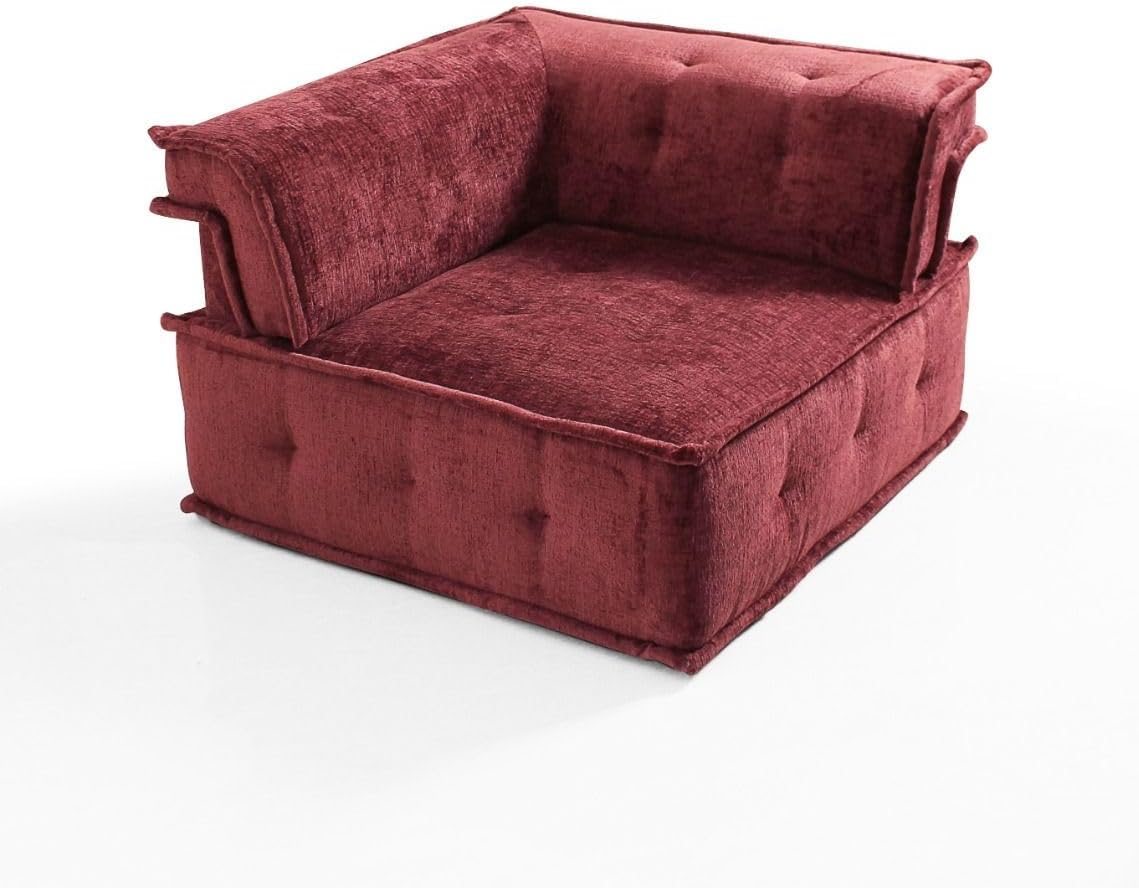 INLAND EMPIRE FURNITURE Sofá modular modular de tela multicolor moderna Alfio