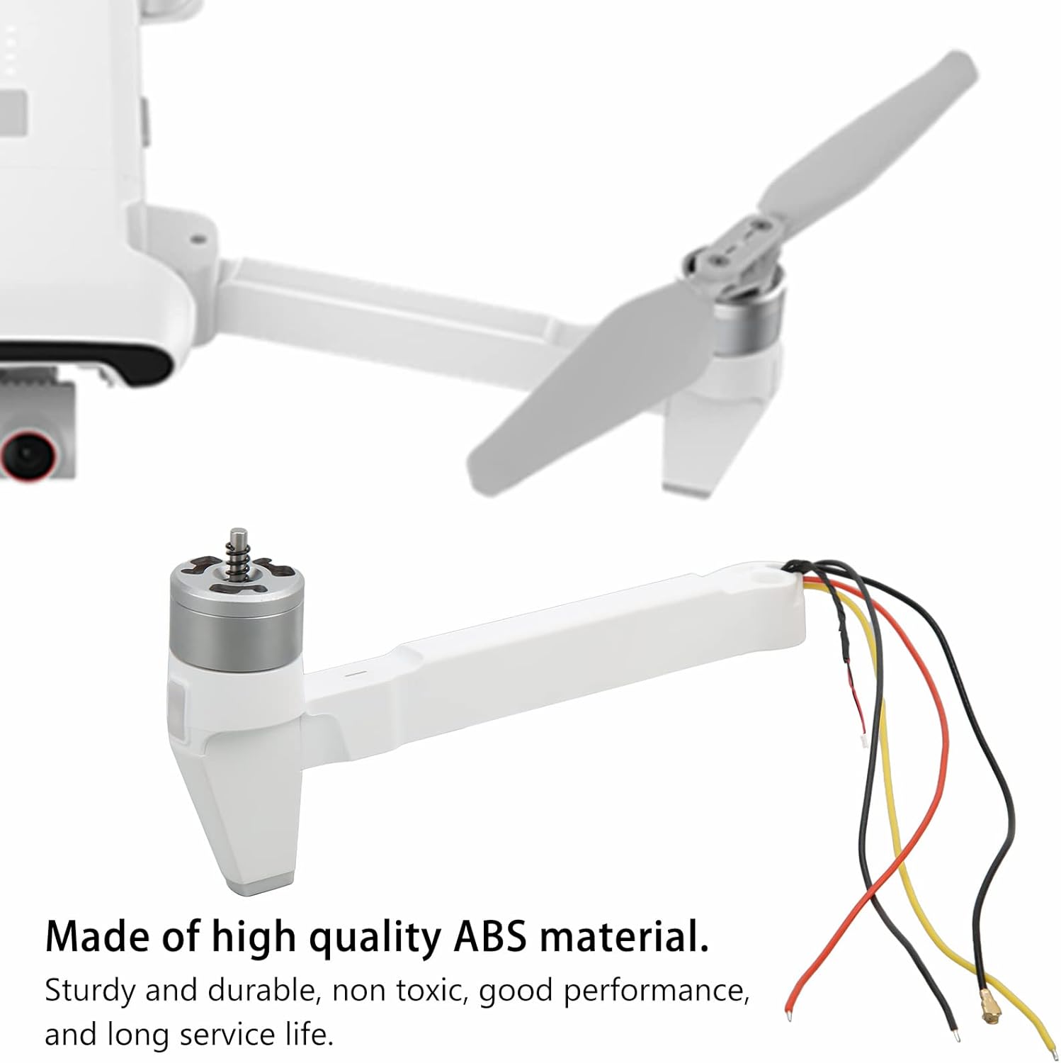 Brazo de reparación de motor de dron, brazo de motor de dron duradero para FIMI X8 SE 2022, brazo de reparación de motor de drone ligero, accesorios
