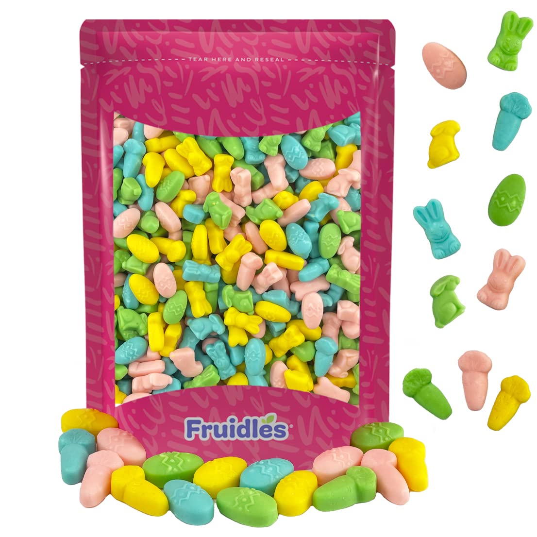 Caramelos de Pascua Mello Creme para las fiestas, deliciosos caramelos de gomita, aperitivos divertidos y festivos, recuerdos de fiesta (media libra)