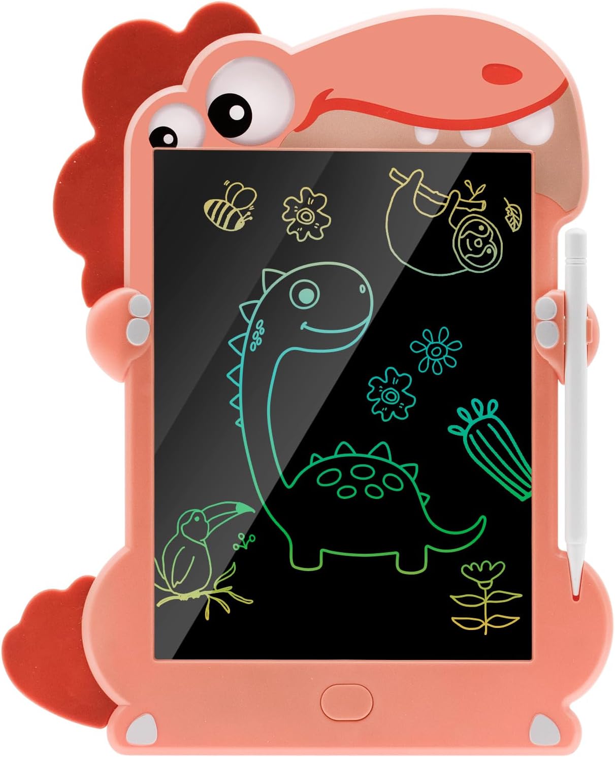 ACAMMZAR Tableta de escritura LCD, tablero de dibujo colorido de 8.5 pulgadas, tablero de dibujo de dinosaurios, regalos de cumpleaños de Navidad