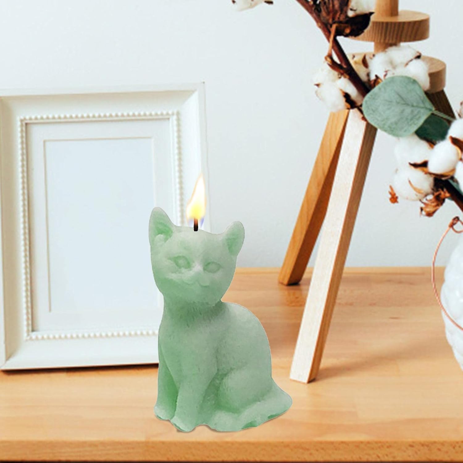 Molde de silicona para gatos  Moldes de silicona para dormir para gatos  Moldes de silicona para velas de gato, molde de fondant para hacer