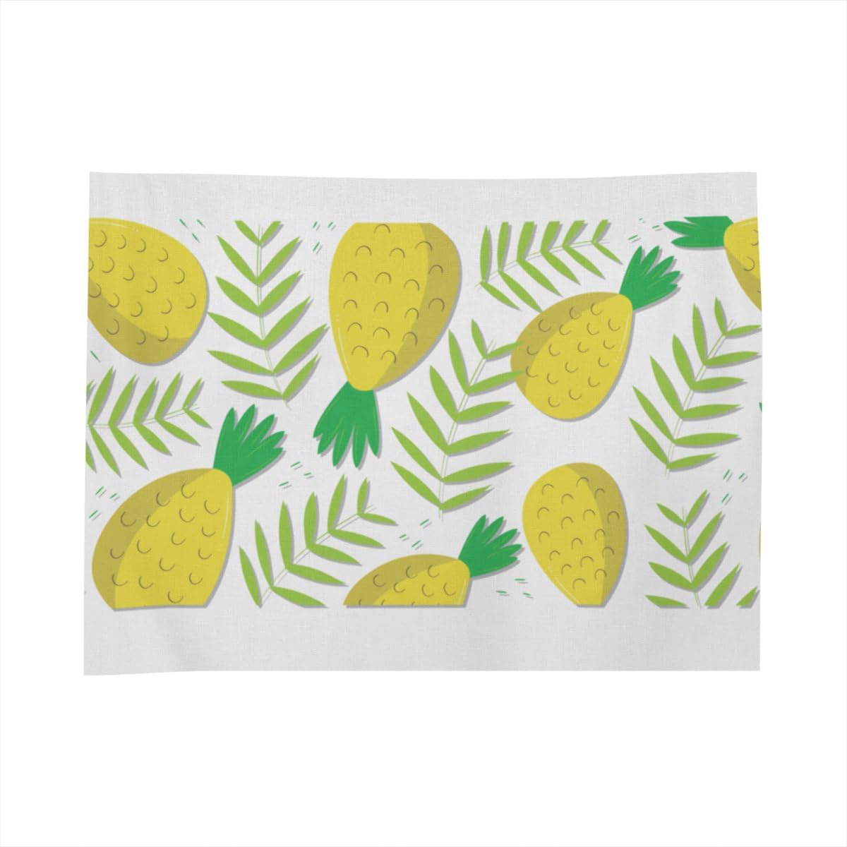 Mantel rectangular de 60 x 90 pulgadas con diseño de piña y frutas de verano, lavable para fiestas al aire libre, picnic, cocina y cena de vacaciones