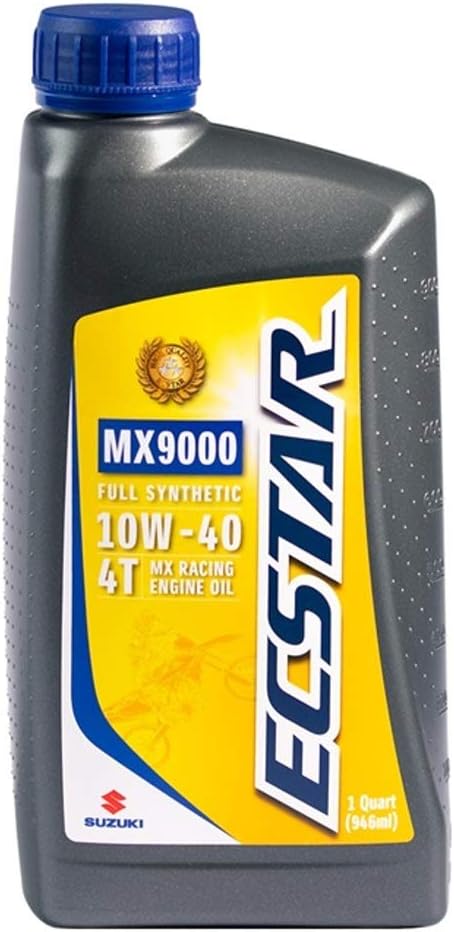 Suzuki ECSTAR MX9000 Aceite de carreras de motocross sintético completo cuarto de galón 990A0-01E50-01Q