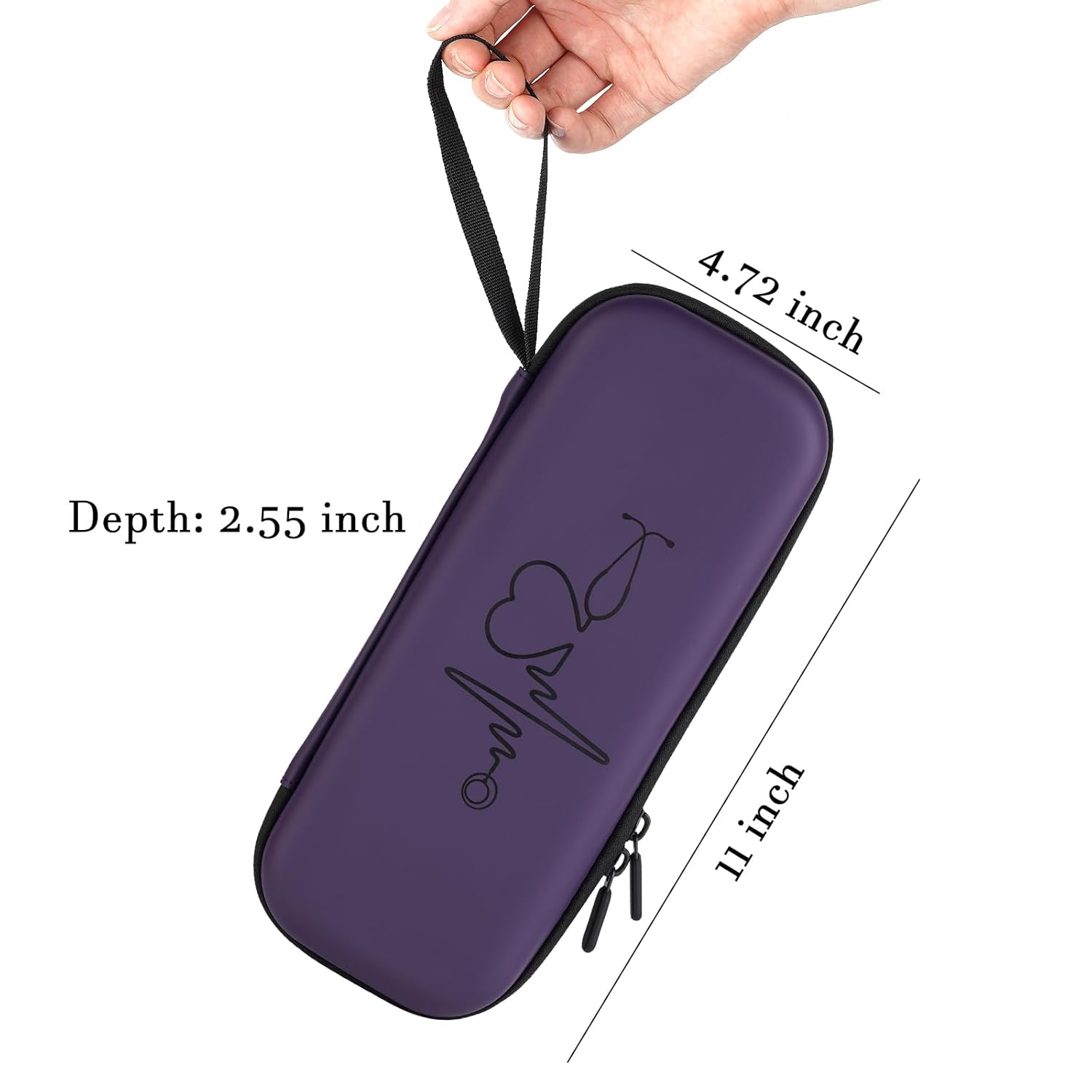 Funda para estetoscopio 3M Littmann, estetoscopio de transporte para estetoscopio MDF Acoustica Deluxe, soporte de viaje para estetoscopio para