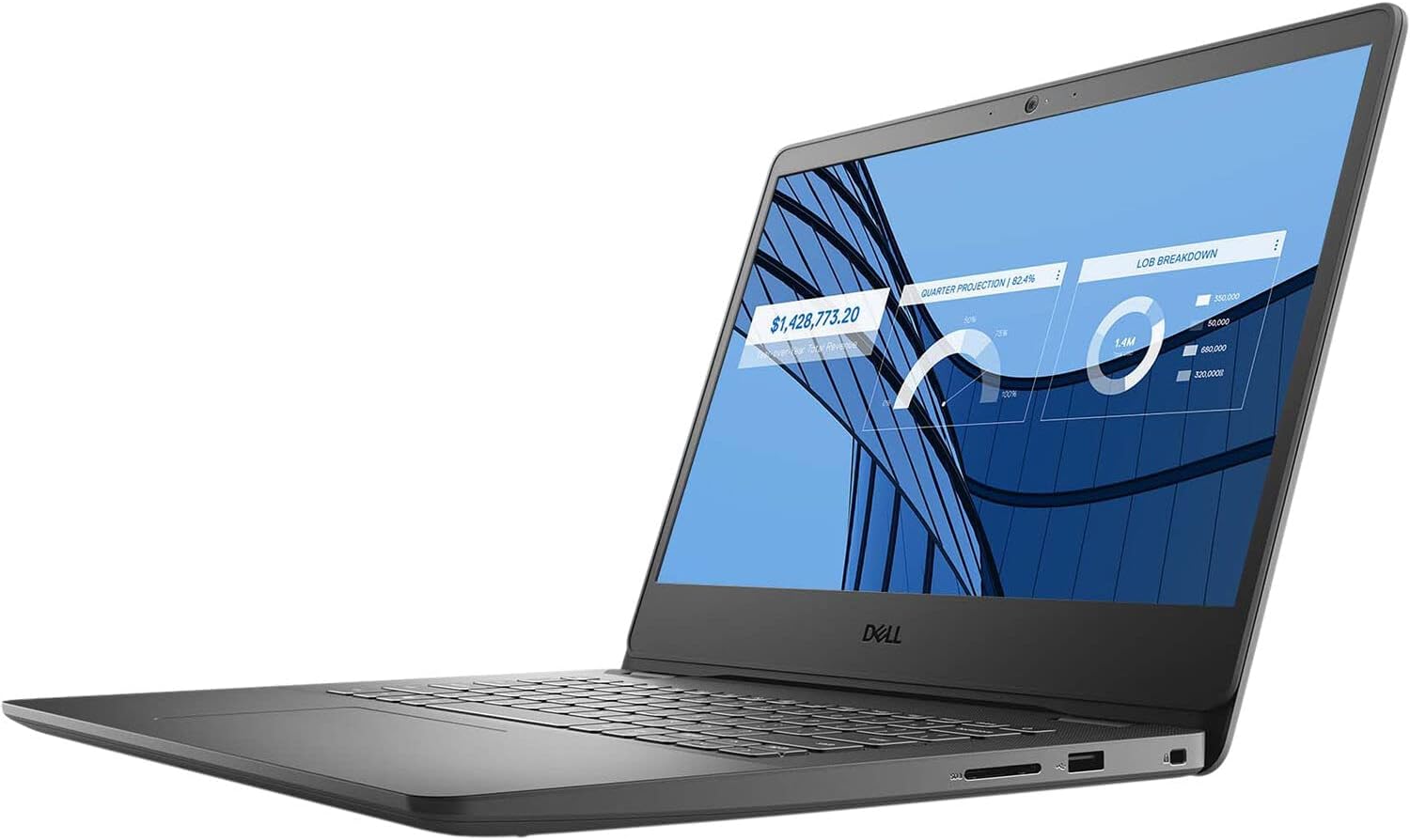 Dell Vostro 14 3400 Computadora portátil empresarial, 14 pulgadas FHD antirreflejo, Intel Core i3-1115G4 hasta 3.2GHz (Beat i5-10210U), 8 GB DDR4
