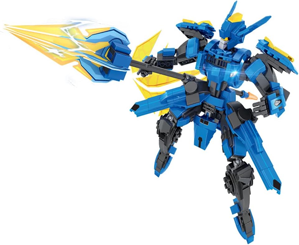 Modelo Bionic Mecha Warrior Bionic Máscara biónico Guerrero Bionic Personaje Puzzle Asamblea Ladrillo Compatible Juguete Kit de construcción (sin