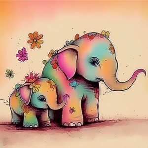 Kaliosy Kits de pintura de diamantes 5D para adultos, elefante, por números, pintura con diamantes, animales artísticos, taladro completo, Kaliosy Kits de pintura de diamantes 5D para adultos, elefante, por números, pintura con diamantes, animales artísticos, taladro completo,