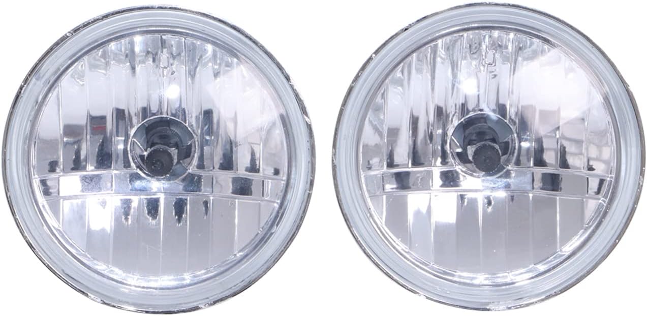 1 par motocicleta 4.5 pulgadas diamante corte hielo auxiliar paso lámpara conducción punto niebla luces y lente transparente ámbar luz para Harley