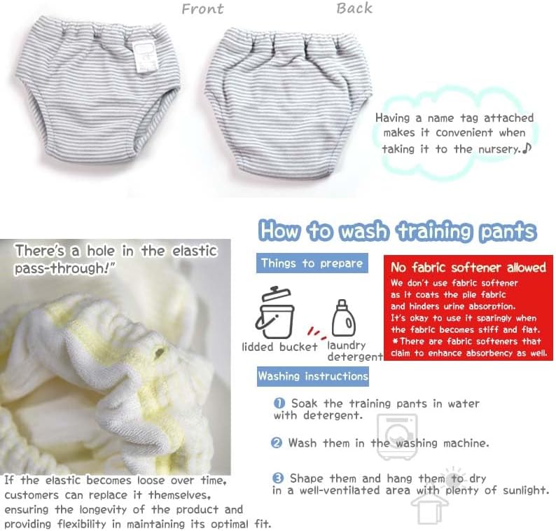 3 capas, tipo fácil de secar Pantalones de entrenamiento esponjosos. Estilo de pila 3D sin fugas. Rosa hada 39.4 pulgadas (39.4 in) 35.2 libras