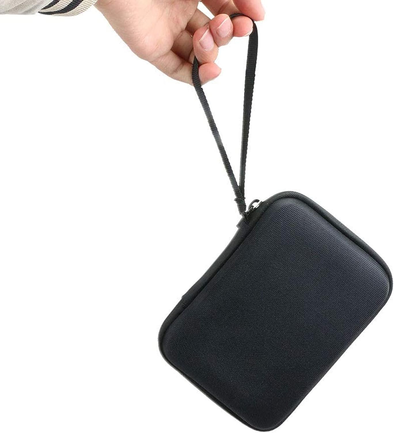 co2CREA Funda de viaje rígida de repuesto para Samsung T7 Touch SSD portátil de 500 GB 1 TB 2 TB unidades de estado sólido externas (funda negra +