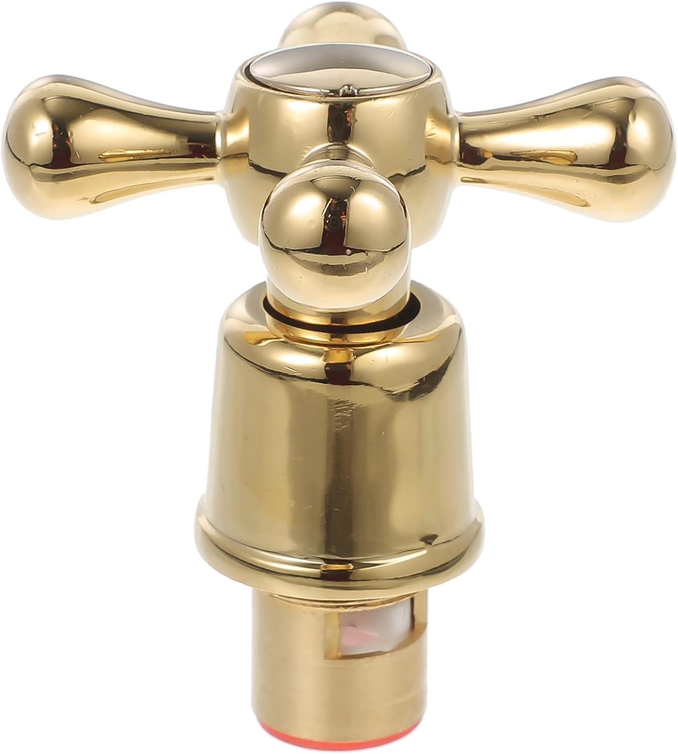 OSALADI 4 unids grifo perilla grifo grifo ducha grifo mango brazo cruz grifo manija oro perillas fregadero grifo fregadero accesorios grifo agua