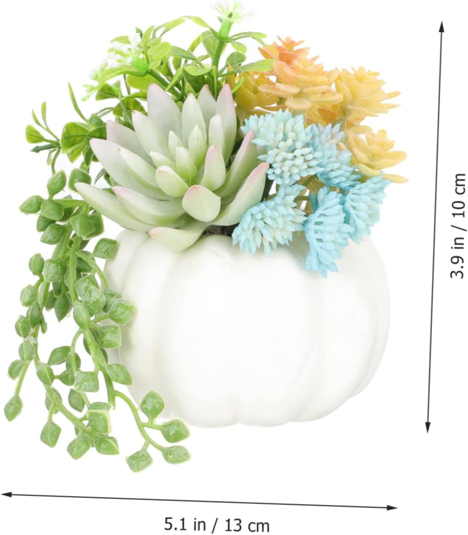 Garneck Planta artificial en maceta, plantas falsas de jardín de bonsái, planta simulada, planta de bonsái en miniatura, plantas de imitación para
