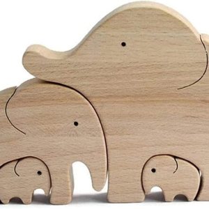 1 juego de elefante de madera para la familia, decoración de elefantes, decoración de elefantes, figuras coleccionables para el hogar, oficina, 1 juego de elefante de madera para la familia, decoración de elefantes, decoración de elefantes, figuras coleccionables para el hogar, oficina,