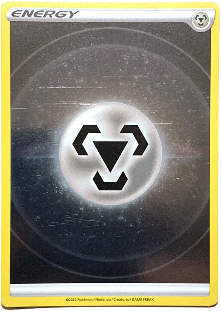 Pokemon – Metal Energy – Crown Zenith – Tarjeta Pokemon de lámina inversa – 2022