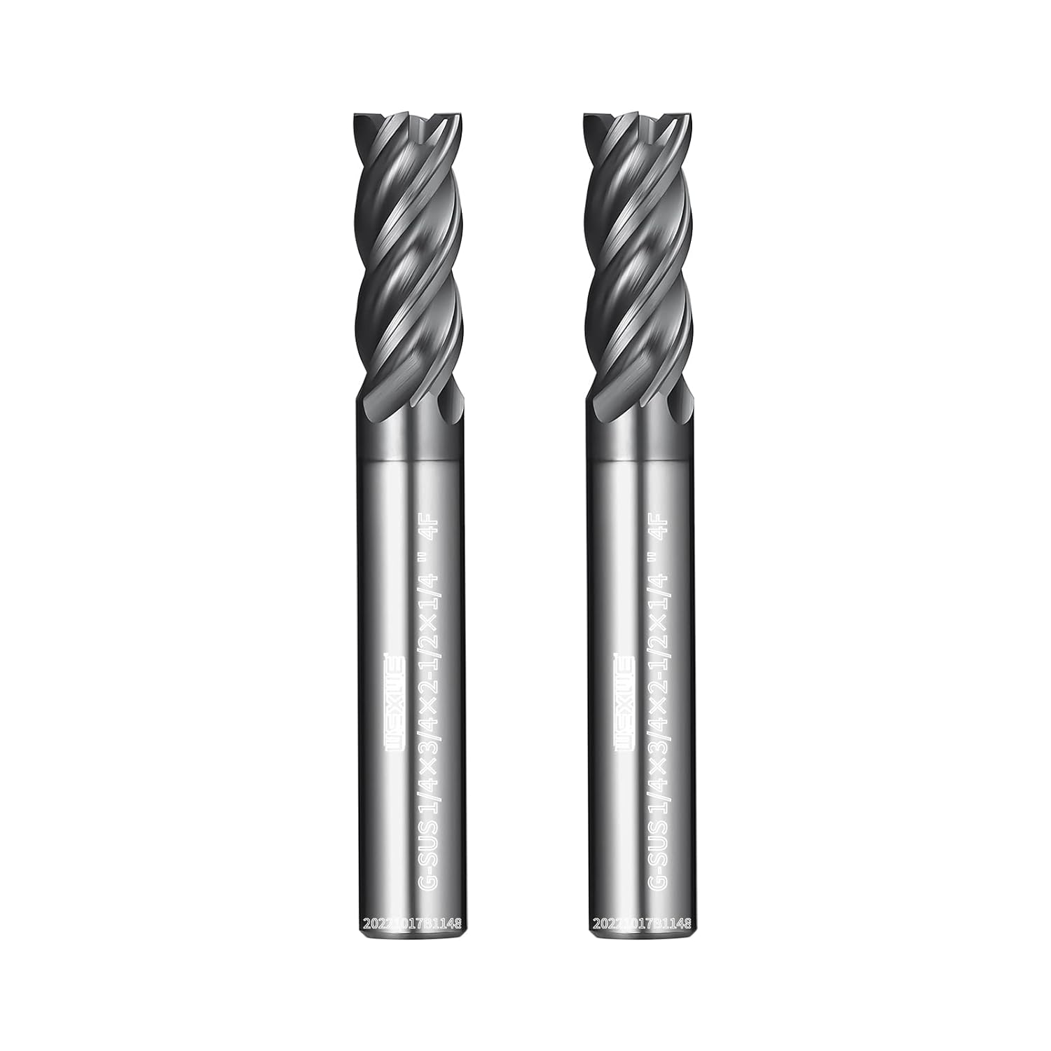 Herramientas Serie G-SUS Carburo Cuadrado Fresa de Extremo, Recubrimiento MAH, Fresa de Extremo para Acero Inoxidable, Titanio, Inconel, Aleaciones