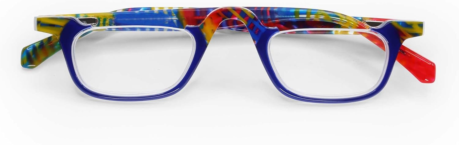 eyebobs – Untamed  Gafas de lectura prémium para hombres y mujeres  Monturas de medio borde para caras promedio  Disponible en 0.0x – 4.0x