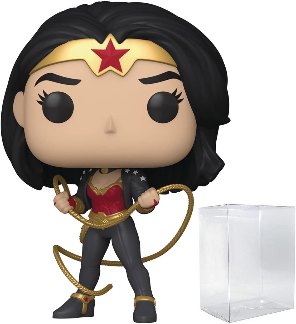POP DC Heroes Wonder Woman 80th – Figura de vinilo Funko de la Mujer Maravilla (Odissey) (paquete con funda protectora de caja compatible)