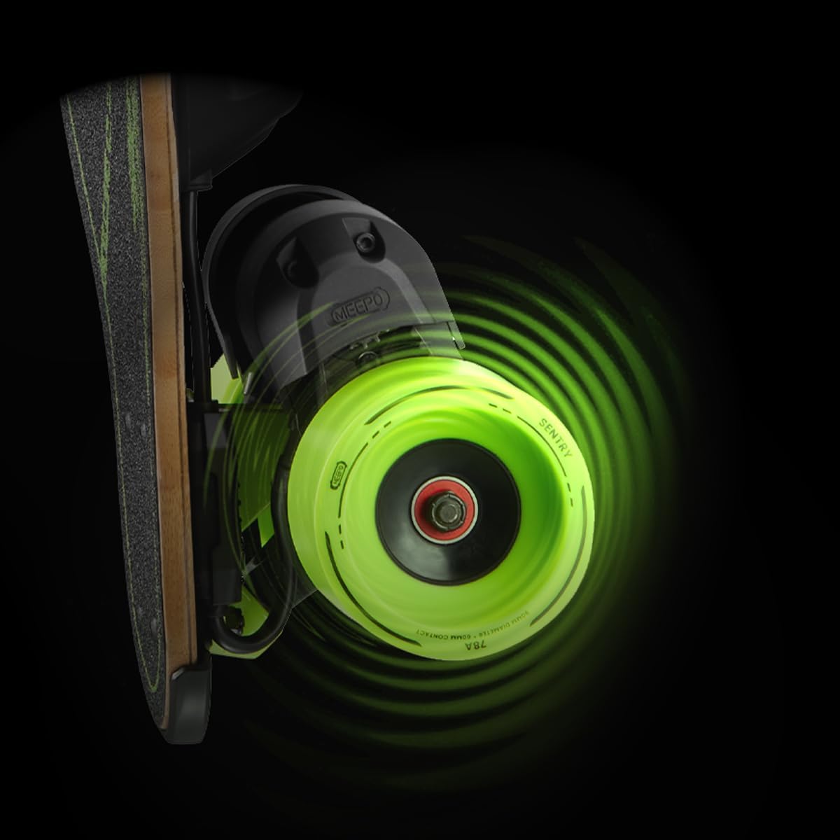 MEEPO V3SV5V5ERENVY – Patineta eléctrica con control remoto, velocidad máxima de hasta 29 mph, frenado suave de 4 velocidades, diseño de asa de