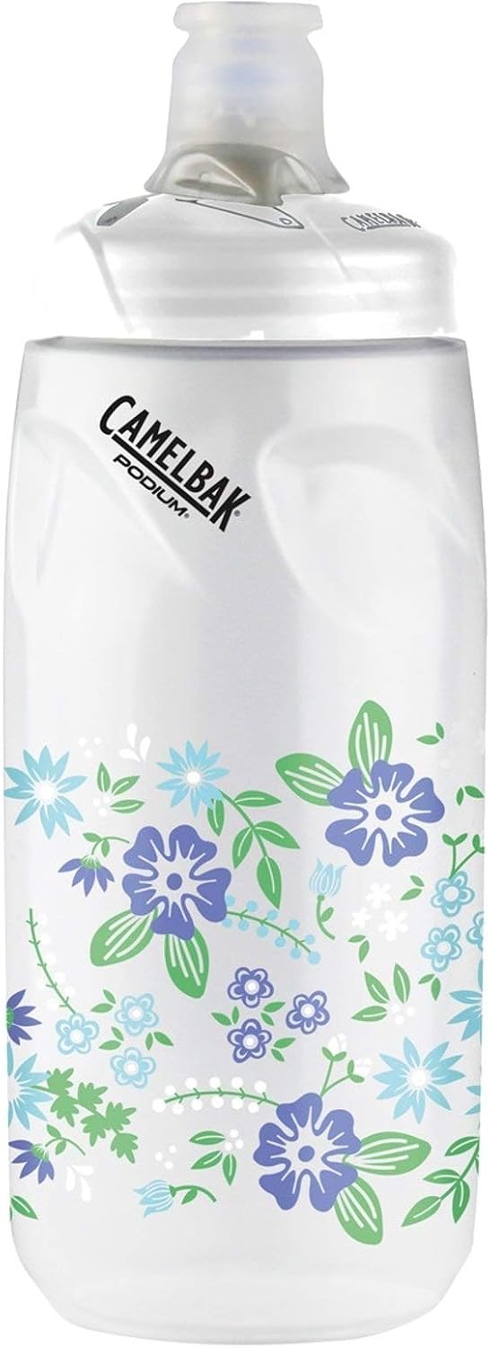CamelBak Podium – Botella de agua de 21 oz (envoltura floral (blanco)