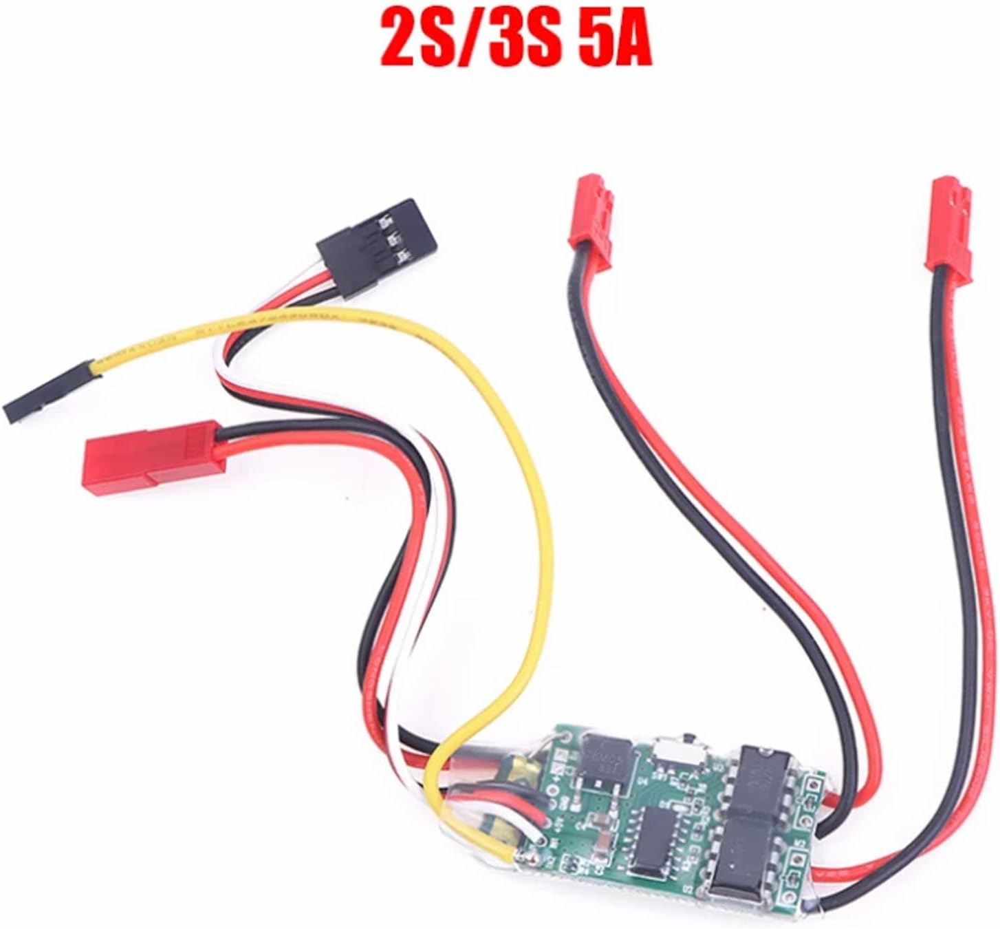 Reemplazo ESC cepillado RC, controlador de velocidad de motor cepillado RC Protección de pérdida de señal del acelerador para actualización