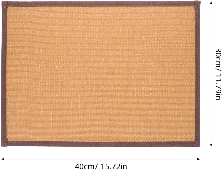 Cojín de asiento tejido para meditación y sentado en el suelo, cojín de suelo de enfriamiento de verano para uso en interiores, tapete cómodo para