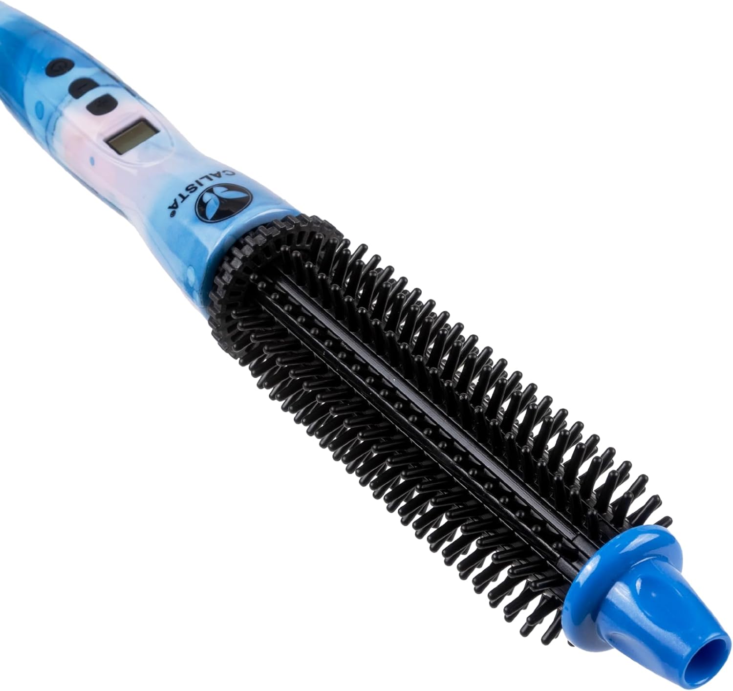 Calista Perfecter Pro Plus – Cepillo redondo calefactable, cepillo de peinado profesional, cerdas firmes sin quemaduras, tecnología iónica y