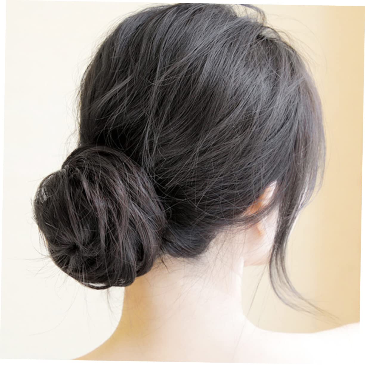 Beaupretty 10 piezas de peluca de moño, herramientas de esponja de maquillaje, con clip de esponja para mujer, cola de caballo mágica, moño, peluca,