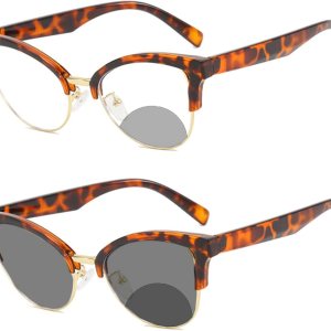 helena Gafas de lectura bifocales fotocromáticas de transición para mujer, diseño de leopardo, ojo de gato, para exteriores, lector de lentes de sol helena Gafas de lectura bifocales fotocromáticas de transición para mujer, diseño de leopardo, ojo de gato, para exteriores, lector de lentes de sol