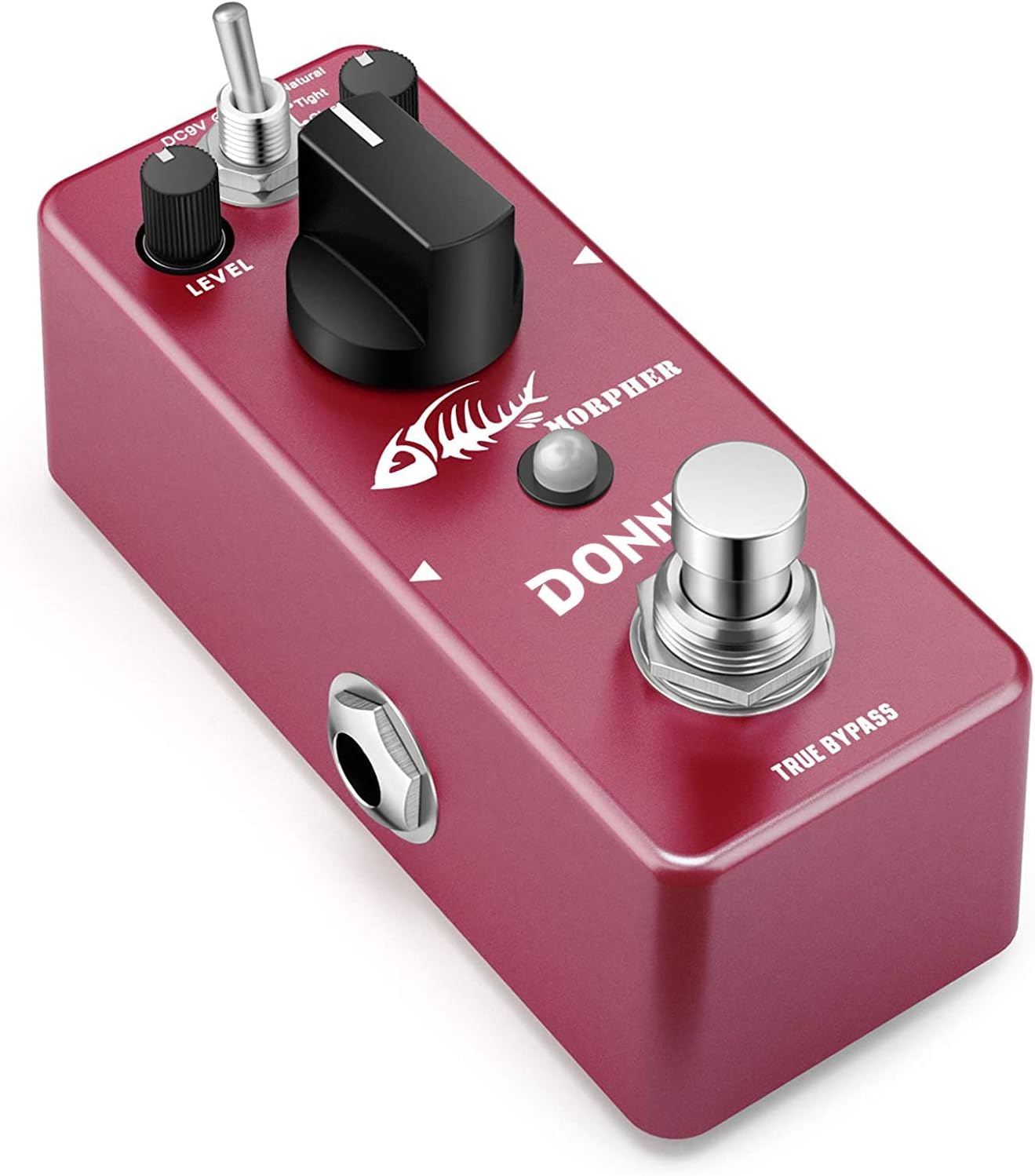 Donner – Pedal de guitarra de distorsión, distorsión Morpher, 3 modos, natural, apretado, clásico, metal de los 80 Crunch para guitarra eléctrica,