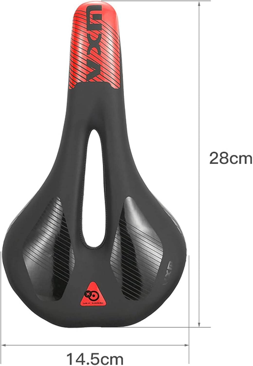 Cojín de asiento de bicicleta, cómodo de espuma viscoelástica, repuesto suave acolchado con carreras especializadas, impermeable, para bicicleta de