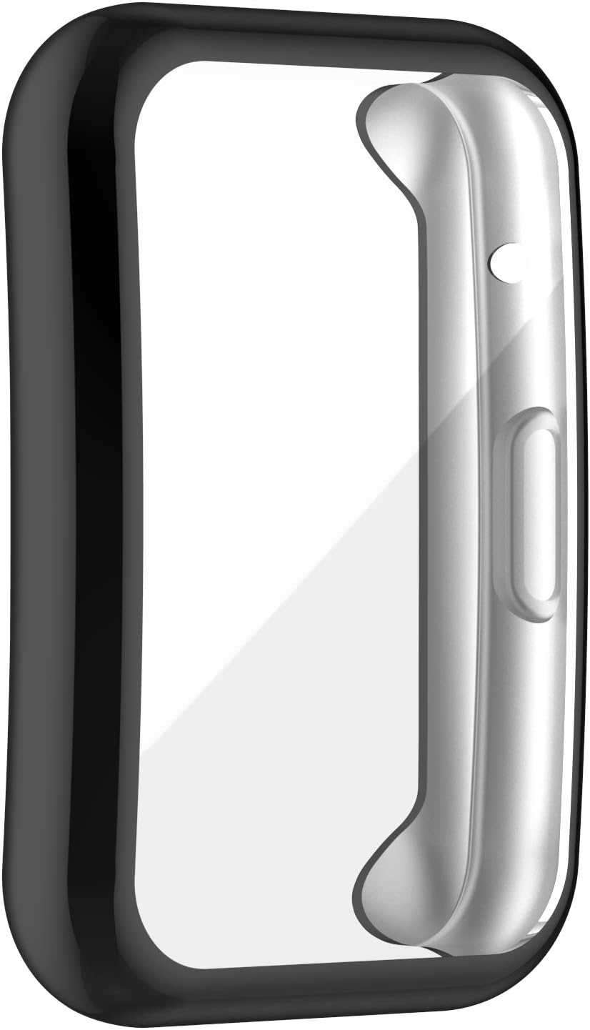 Chofit Funda protectora compatible con Huawei Watch Fit, funda completa de silicona TPU suave y flexible, a prueba de golpes y arañazos para Huawei