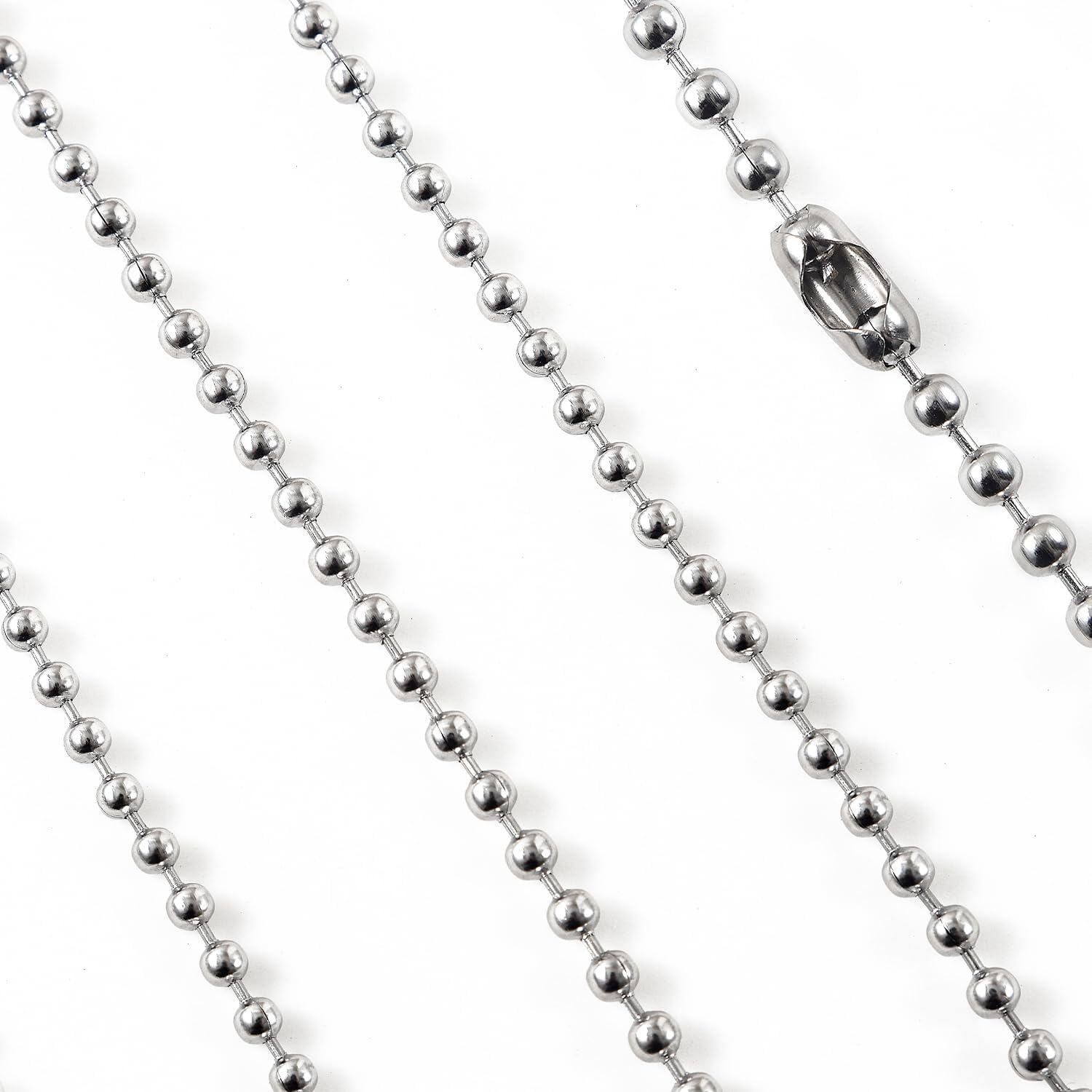 Tangyinrd Cadena de tracción para ventilador de techo de 196 pulgadas, extensión de cadenas de cuentas, extensores de cadena ligera, acero