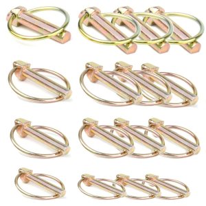 30 Pcs Lynch Pin Lynch Pin Assortment Kit Linch Pin with Ring Heavy Duty Lynch Pin for Farm Tractors Trailers Trucks Mower,14 316 516 716 inch,4 30 Pcs Lynch Pin Lynch Pin Assortment Kit Linch Pin with Ring Heavy Duty Lynch Pin for Farm Tractors Trailers Trucks Mower,14 316 516 716 inch,4