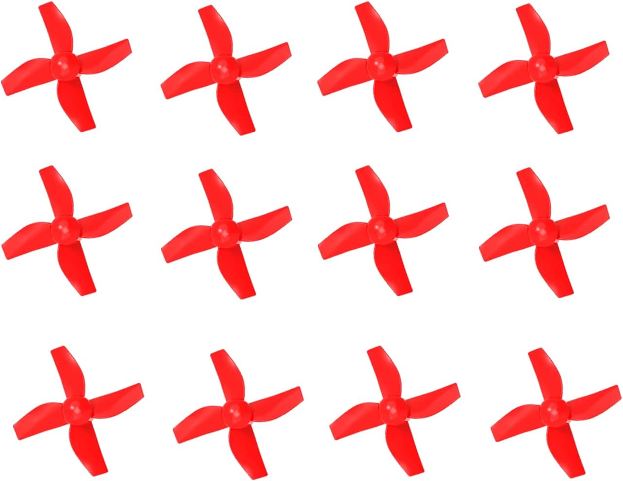 NEHEME Mini dron de repuesto Red Propellers NH330 para niños, 12 cuchillas de repuesto para extender el uso de la vida (Ax6, Bx6)