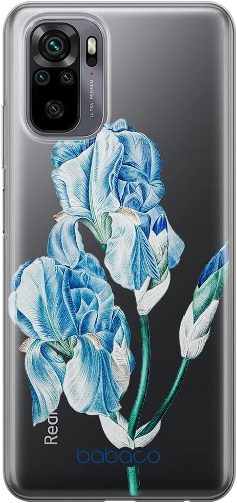 ERT Group Mobile Phone case for Xiaomi REDMI Note 10 10S Original and Officially Licensed Pattern Flowers 025 optimally adapted to The Shape of The