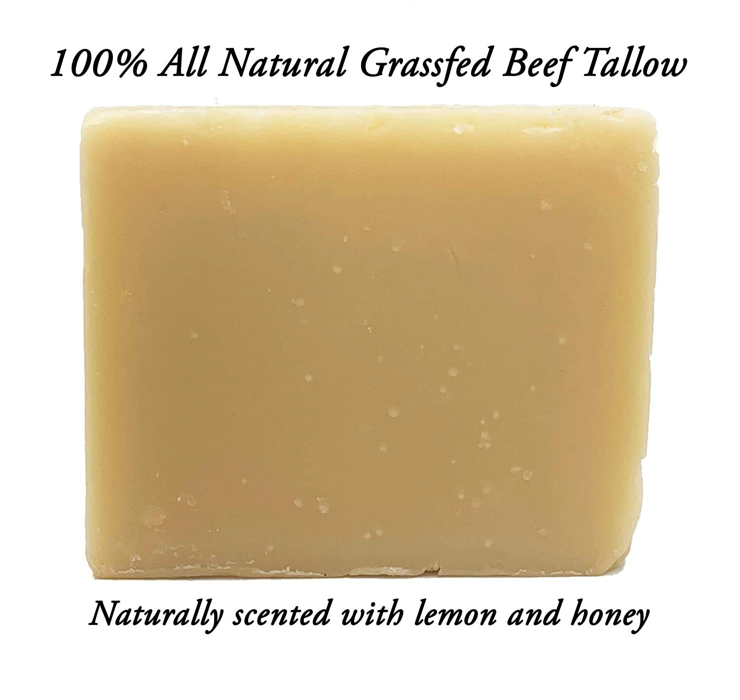 HUNTER CATTLE CO. EST’D 2004 HC Meadow Bloom – Jabón en barra de sarga, miel y limón, 1 paquete, hecho con barra de jabón hecha a mano 100% natural,