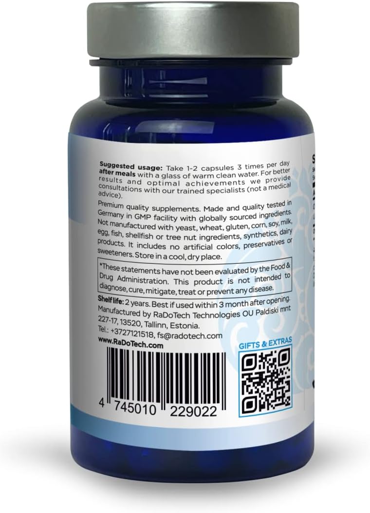 RenActive Renney Detox Cleanse, suplemento de salud renal para limpieza renal totalmente natural, salud intestinal y bienestar general, 60 cápsulas