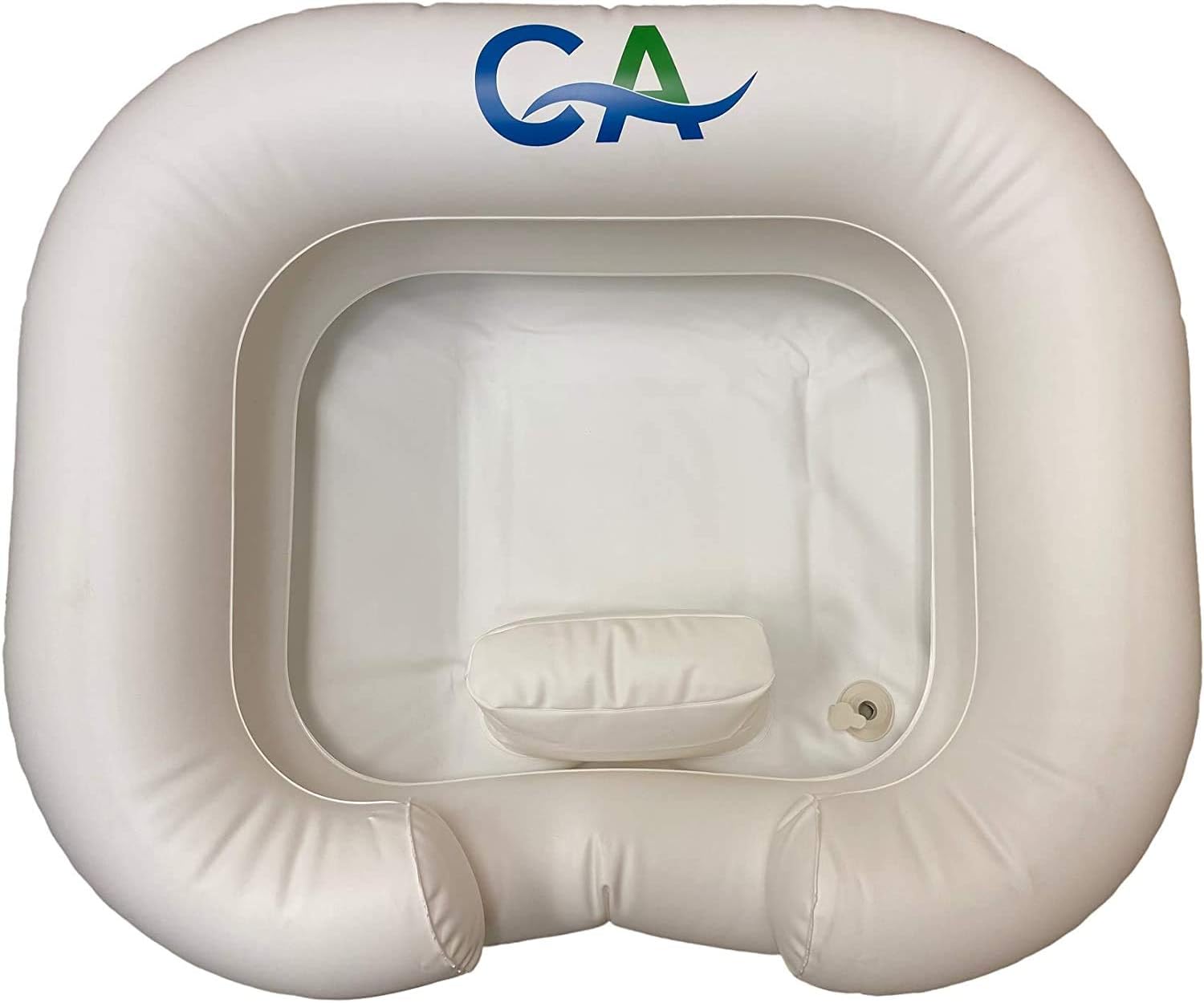 Comfort Axis Lavabo de champú inflable con bomba de mano