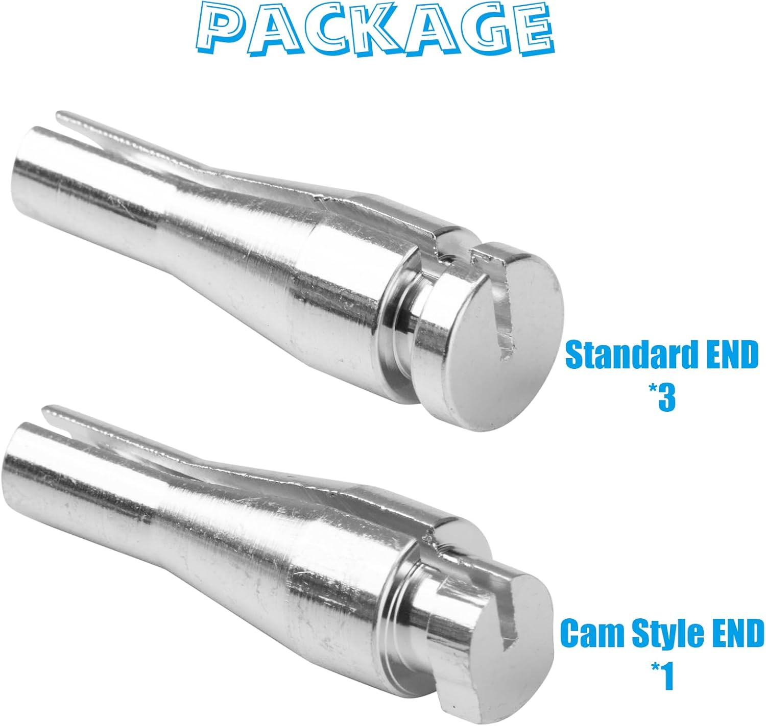SuiTool Kit de reparación de cables de cierre de puerta de 4 extremos compatible con Ford F150 F250 F350, Serie E, Ranger, Expedition, Excursion,