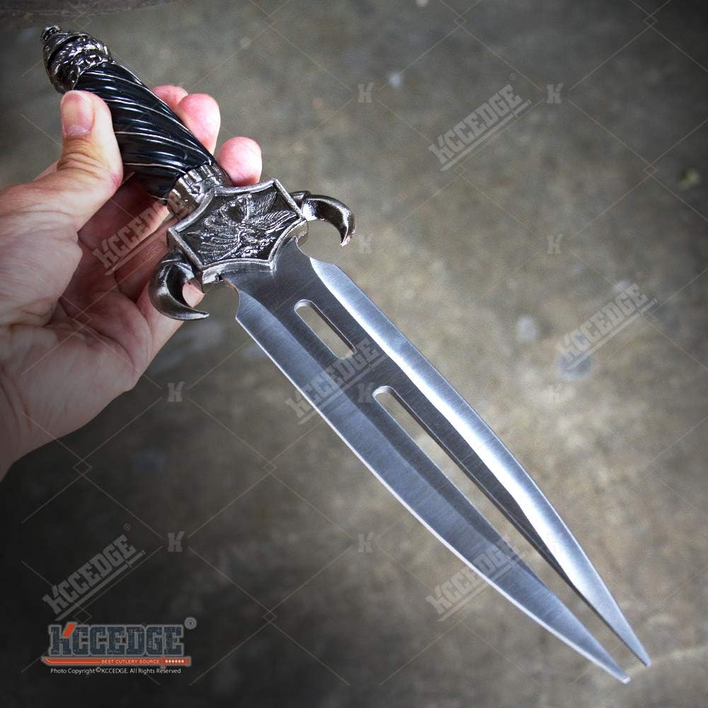 KCCEDGE BEST CUTLERY SOURCE Cuchillo táctico Cuchillo de supervivencia Cuchillo de caza Cuchillo de hoja fija Navaja de afeitar de borde afilado