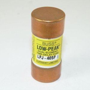 Cooper Bussmann LPJ-40SP Clase J Fusible de retardo de tiempo de bajo pico Cooper Bussmann LPJ-40SP Clase J Fusible de retardo de tiempo de bajo pico