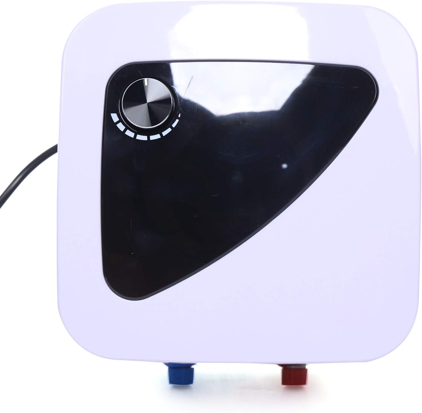 Calentador de agua eléctrico de 110 V para cocina, hogar, 8 L, gran tanque de agua caliente para cocina, grifo de lavado de cocina, acero inoxidable