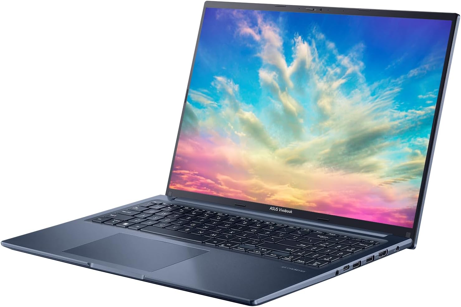 ASUS Portátil VivoBook 16, pantalla WUXGA de 16 pulgadas (1920 x 1200), AMD Ryzen 7 5800HS, 16 GB de RAM, SSD de 2 TB, cámara web, HDMI, Wi-Fi 6,