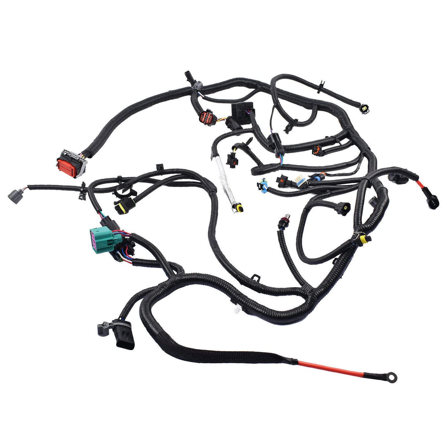 Arnés de cableado del motor 4C3Z-12B637-CA sin calentador de combustible se adapta a 2004 Excursion F250 F350 F450 F550 Super Duty 6.0L Piezas del