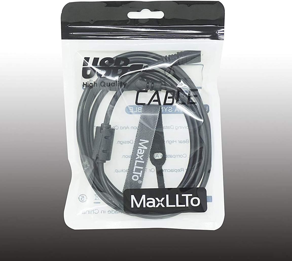 MaxLLTo Cable de carga USB extra largo de 5 pies para Nikon Coolpix S 205 Cámara